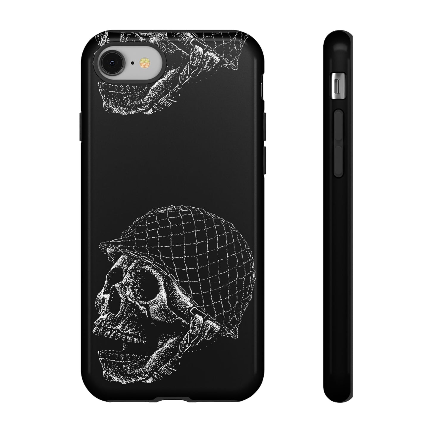 Skull Soldier Phone Case — Military Helmet Skull Tough Case