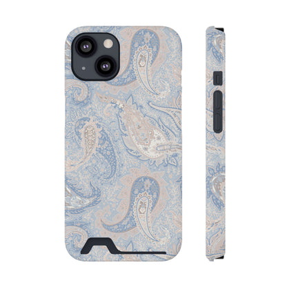 Premium Paisley MagSafe Cardholder Case — Slim Protective Wallet Cover