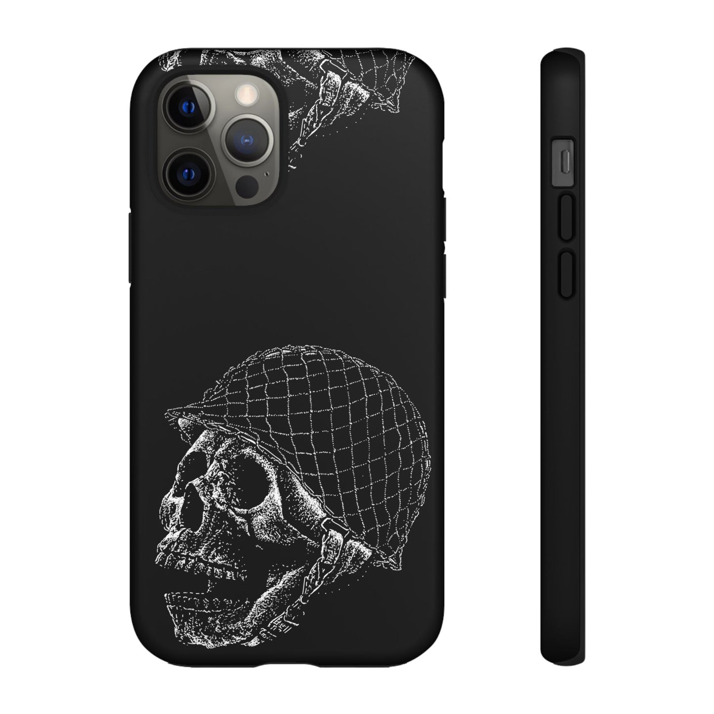 Skull Soldier Phone Case — Military Helmet Skull Tough Case