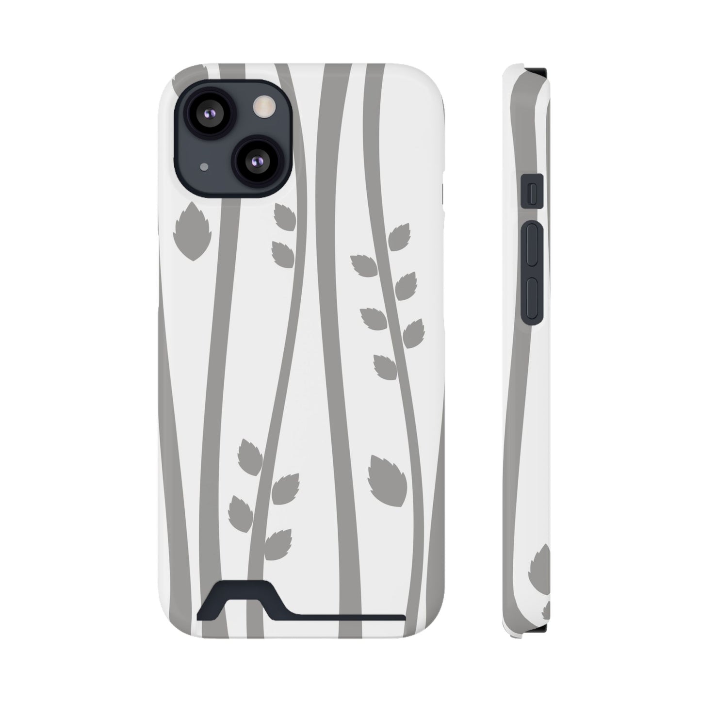 Slim Card Holder iPhone Case – Protective Wallet Phone Case with Built-In Card Slot