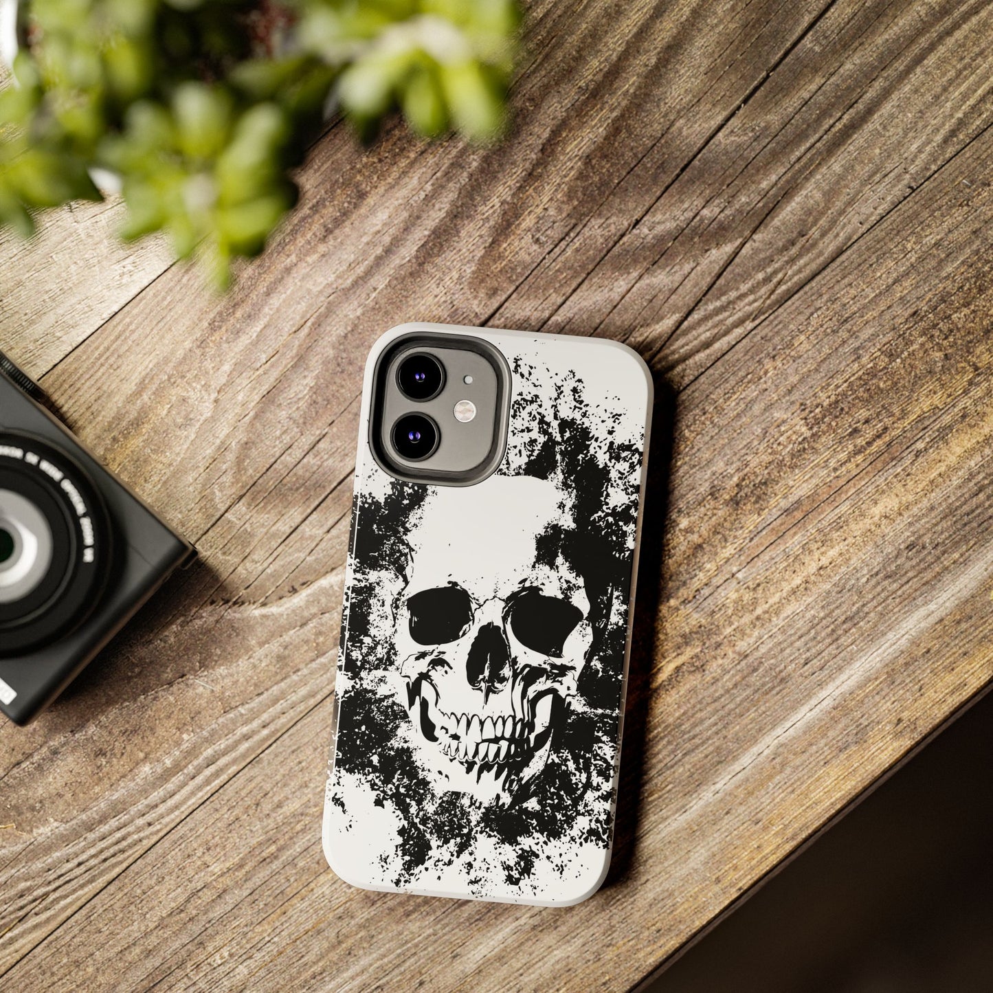 Ink Skull IPhone Case — MagSafe Compatible Protective Cover