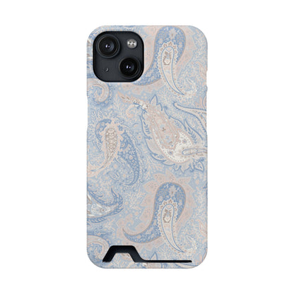 Premium Paisley MagSafe Cardholder Case — Slim Protective Wallet Cover