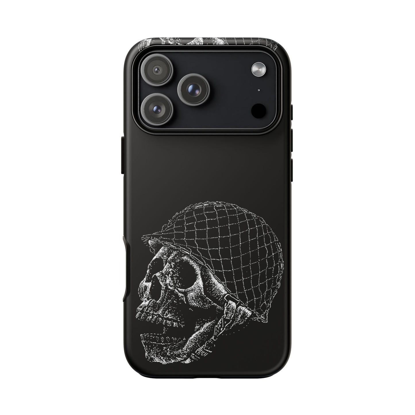 Skull Soldier Phone Case — Military Helmet Skull Tough Case