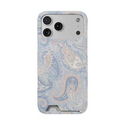 Premium Paisley MagSafe Cardholder Case — Slim Protective Wallet Cover