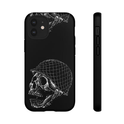 Skull Soldier Phone Case — Military Helmet Skull Tough Case