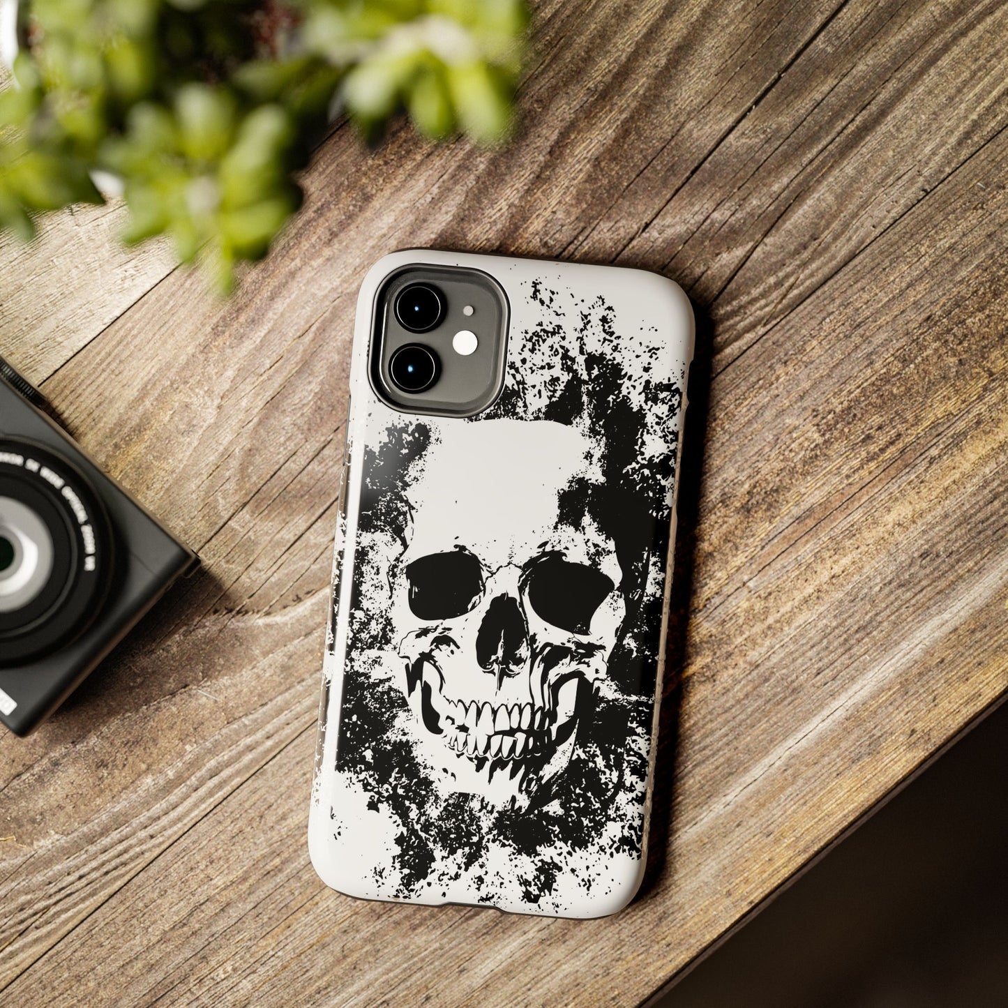 Ink Skull IPhone Case — MagSafe Compatible Protective Cover