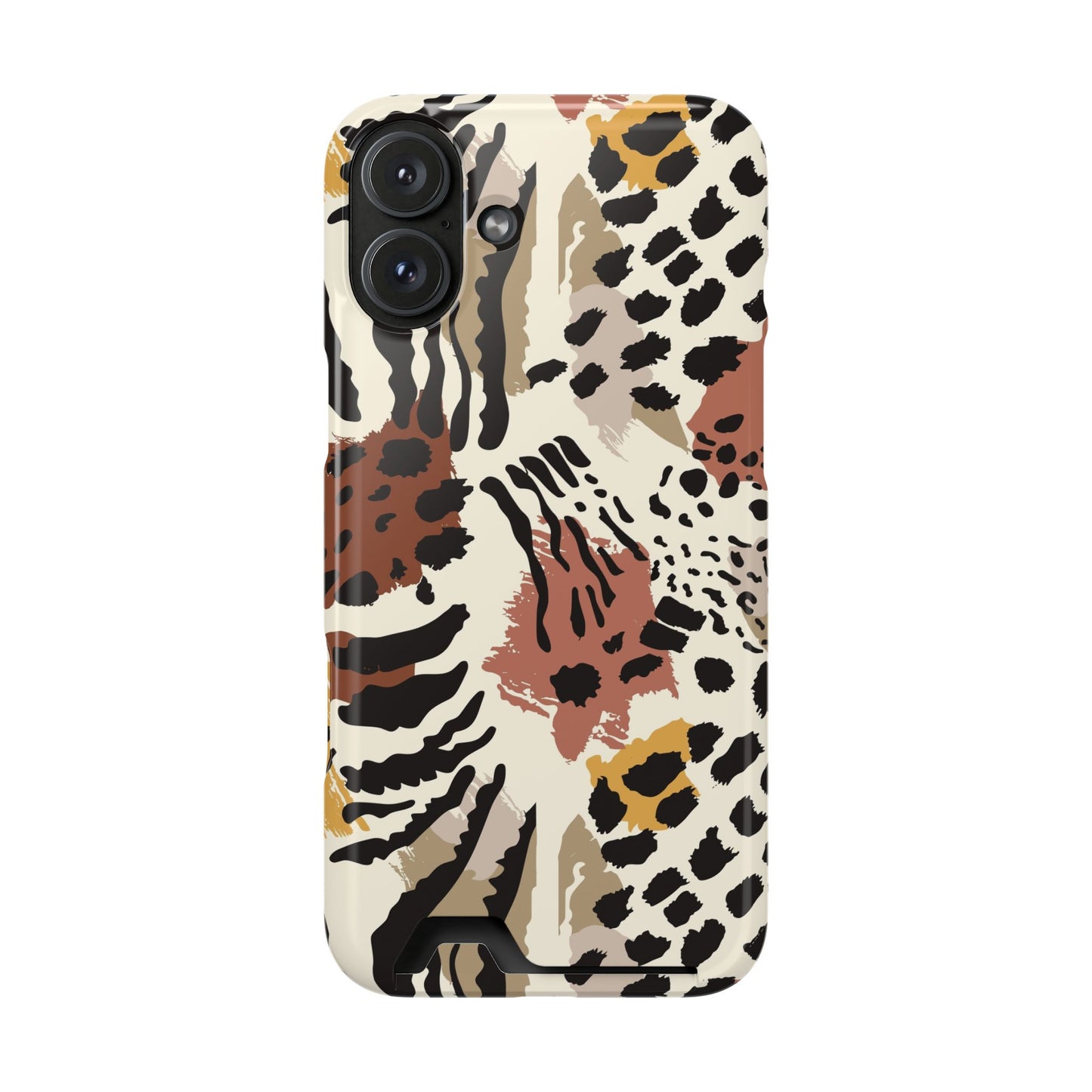 Savage Golden Leopard MagSafe Case With Card Holder