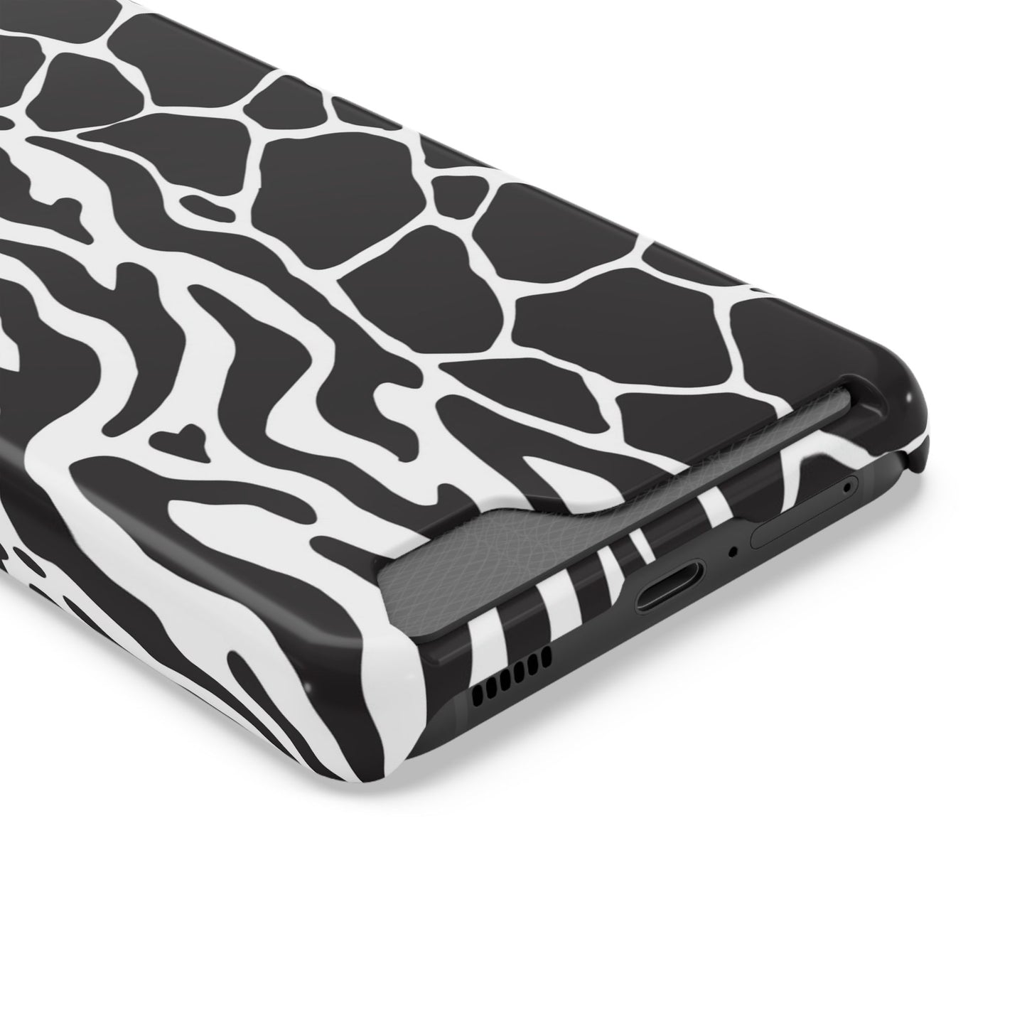 Animal Print Phone Case — Zebra & Giraffe Edition with Card Holder — Slim, Stylish, MagSafe