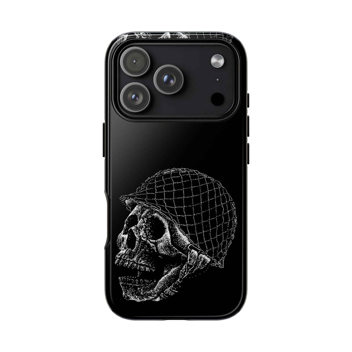 Skull Soldier Phone Case — Military Helmet Skull Tough Case