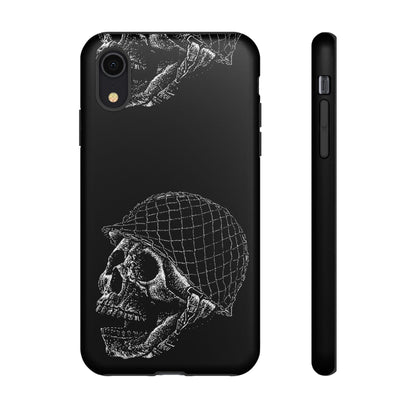 Skull Soldier Phone Case — Military Helmet Skull Tough Case