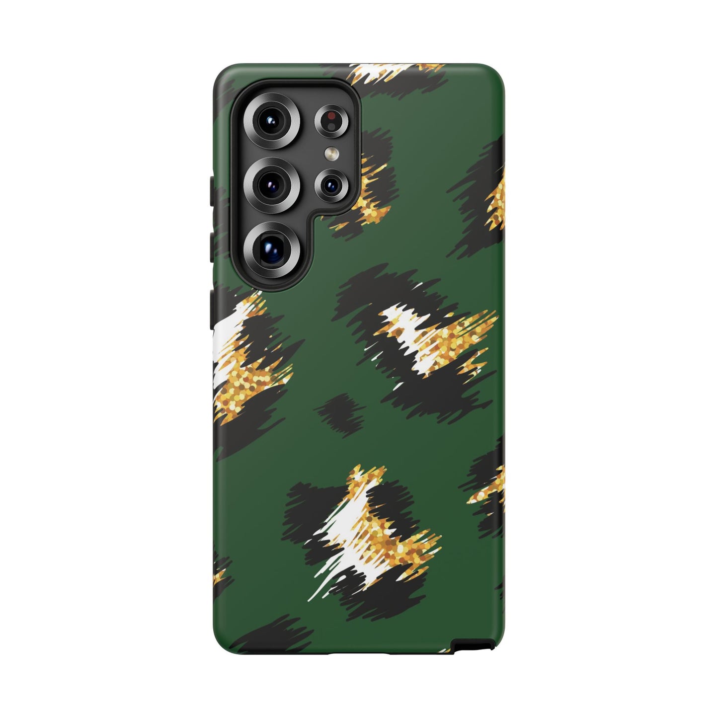 Green Leopard Print Phone Case – Tough Protective iPhone Cover