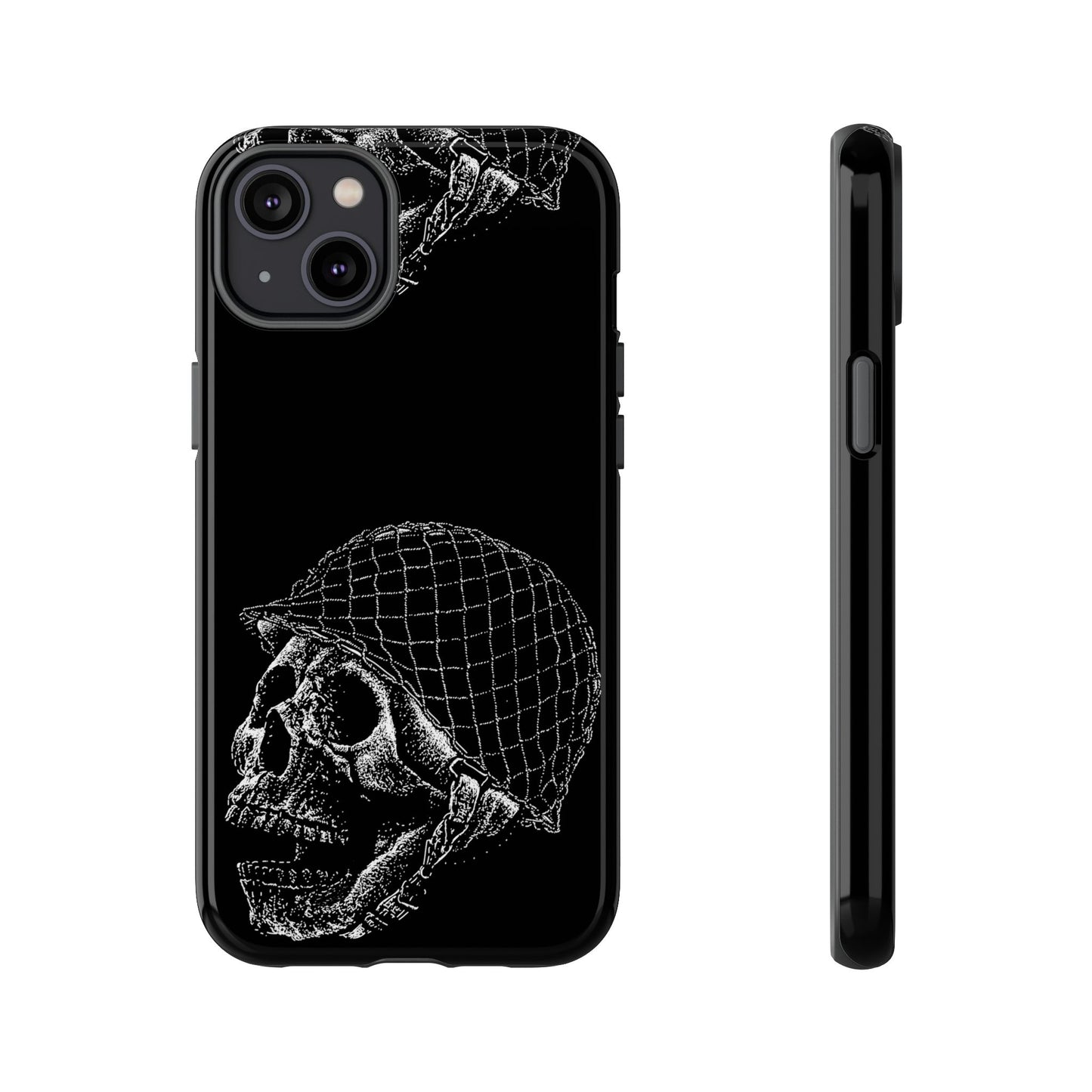 Skull Soldier Phone Case — Military Helmet Skull Tough Case