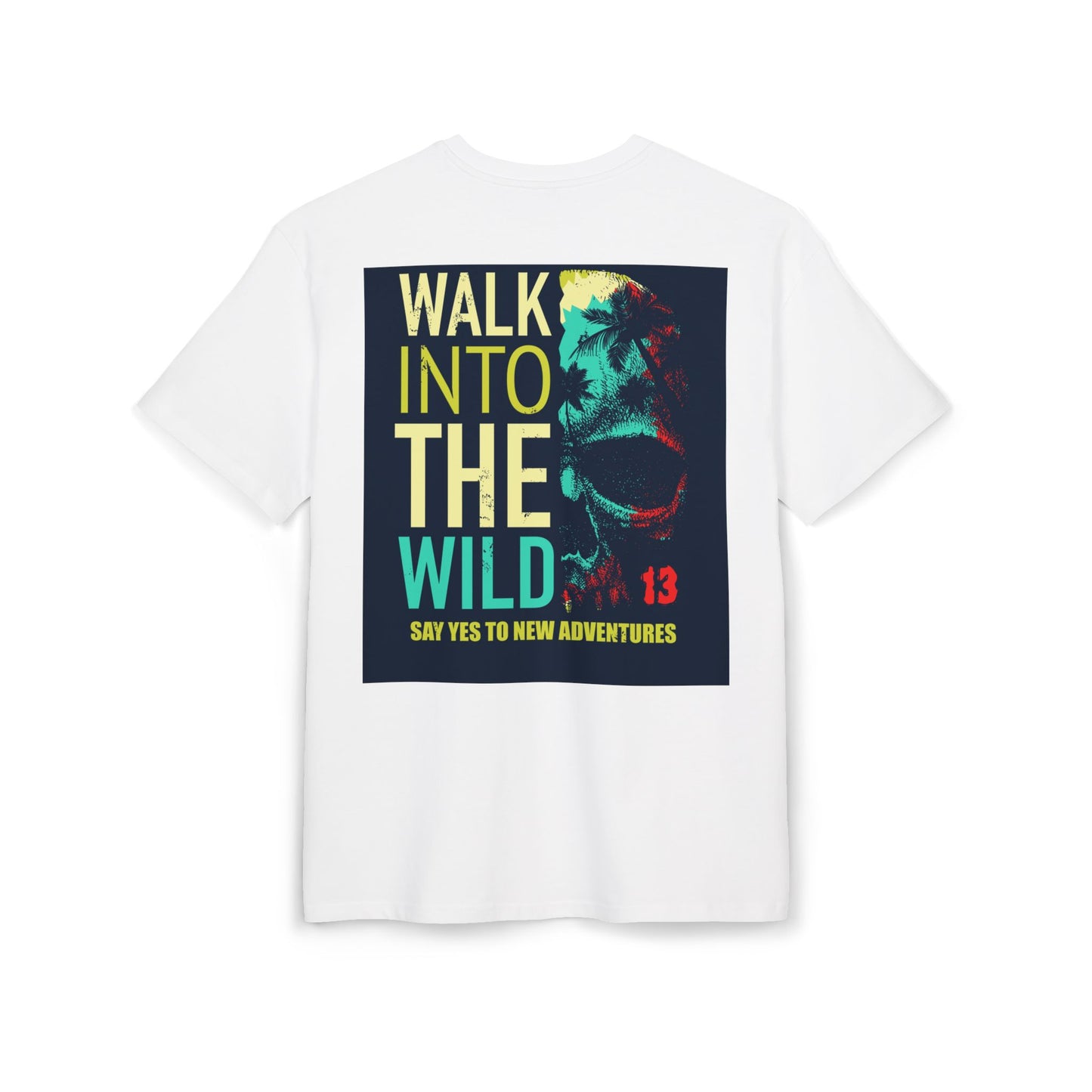 Skull Sunglasses Tee — "Walk Into The Wild" Adventure Graphic T‑Shirt