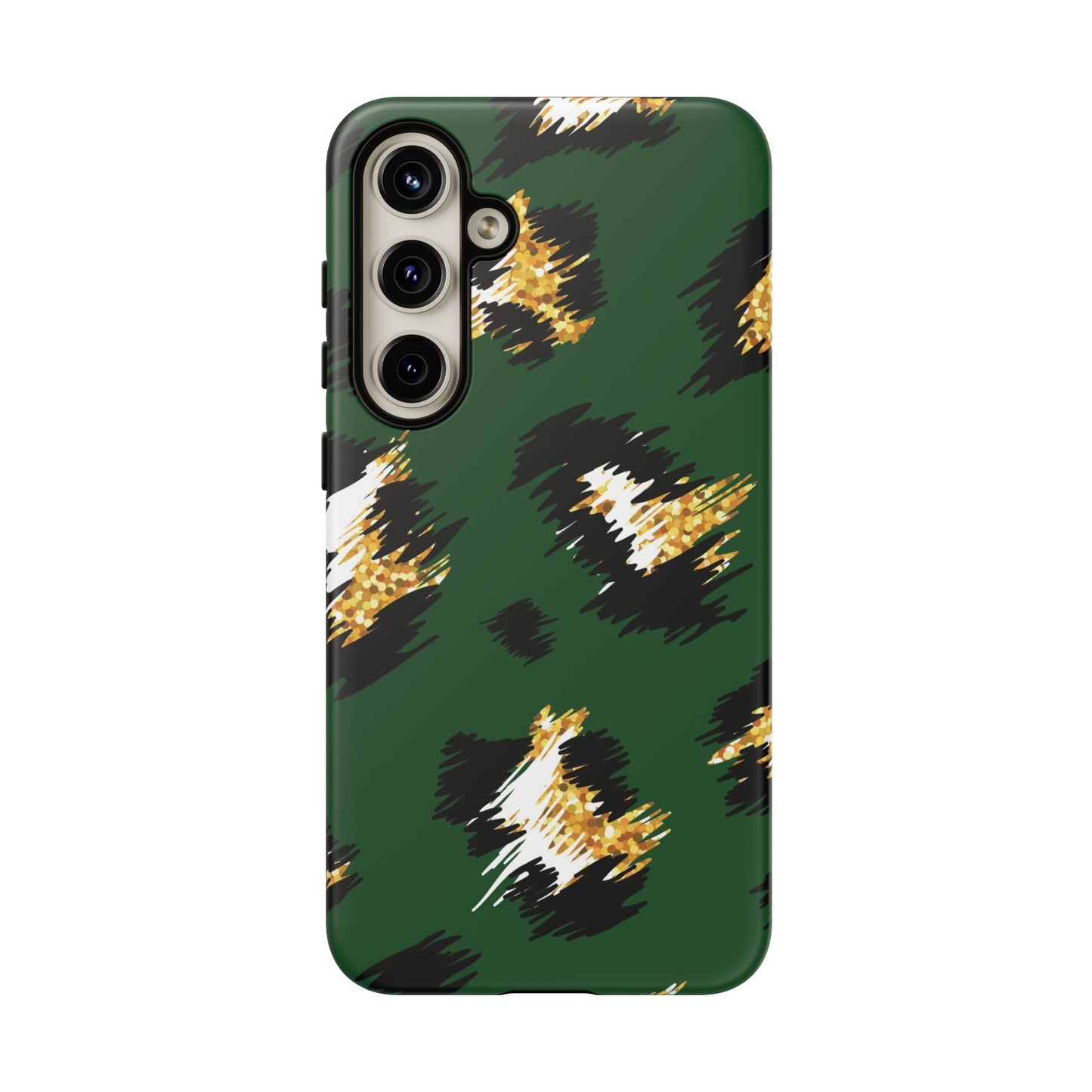 Green Leopard Print Phone Case – Tough Protective iPhone Cover
