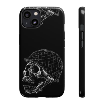 Skull Soldier Phone Case — Military Helmet Skull Tough Case
