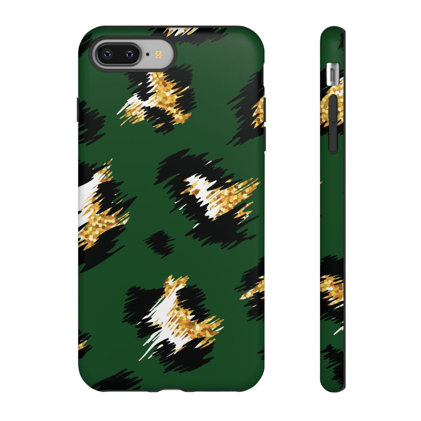 Green Leopard Print Phone Case – Tough Protective iPhone Cover