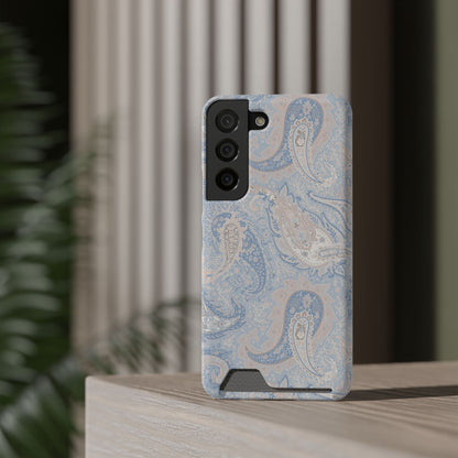 Premium Paisley MagSafe Cardholder Case — Slim Protective Wallet Cover