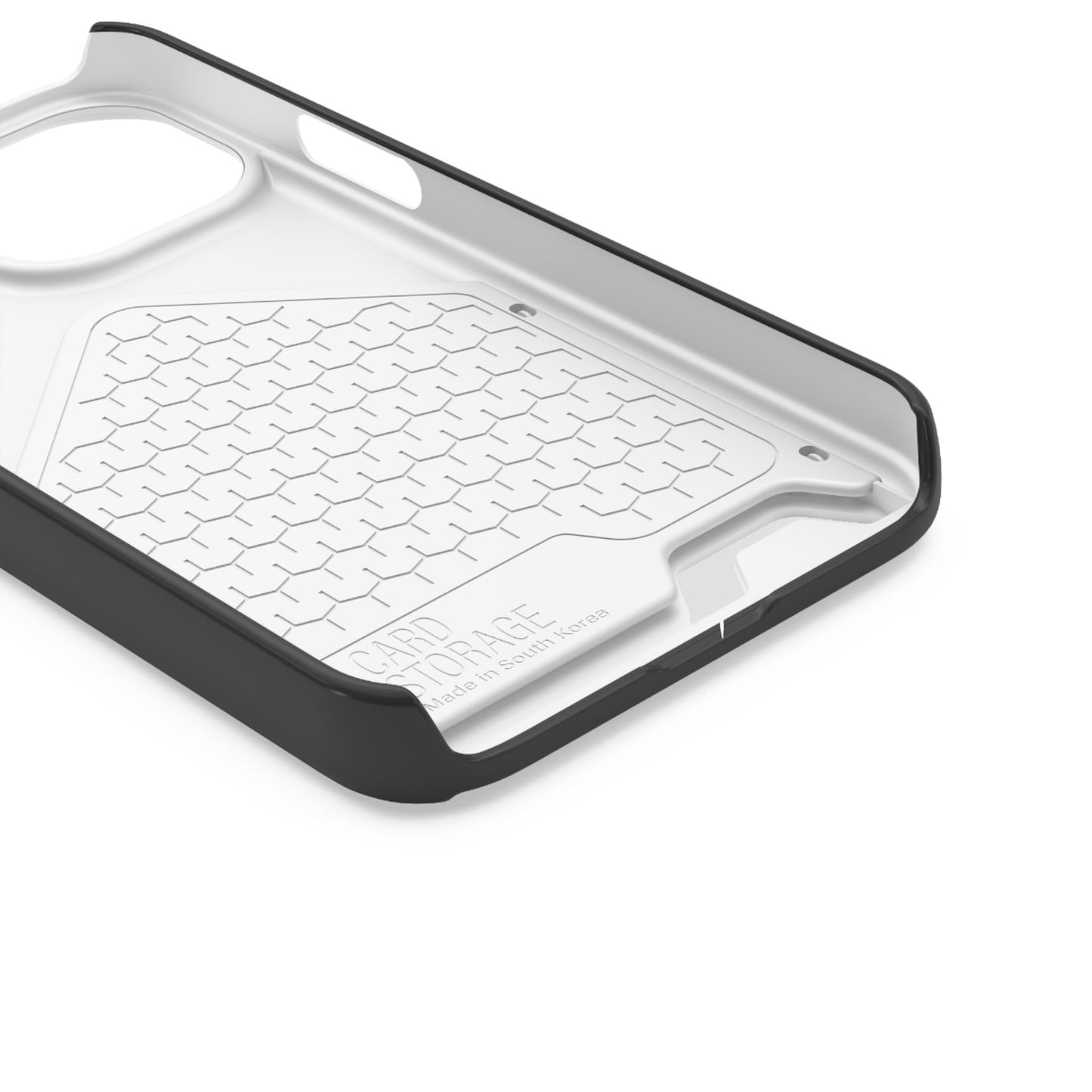 Crowned Chaos - Skull King Card-Holder Phone Case