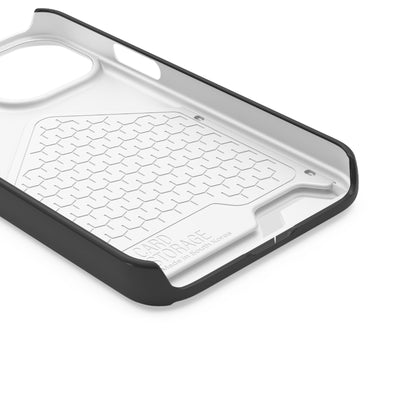 Crowned Chaos - Skull King Card-Holder Phone Case