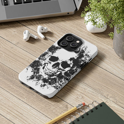 Ink Skull IPhone Case — MagSafe Compatible Protective Cover