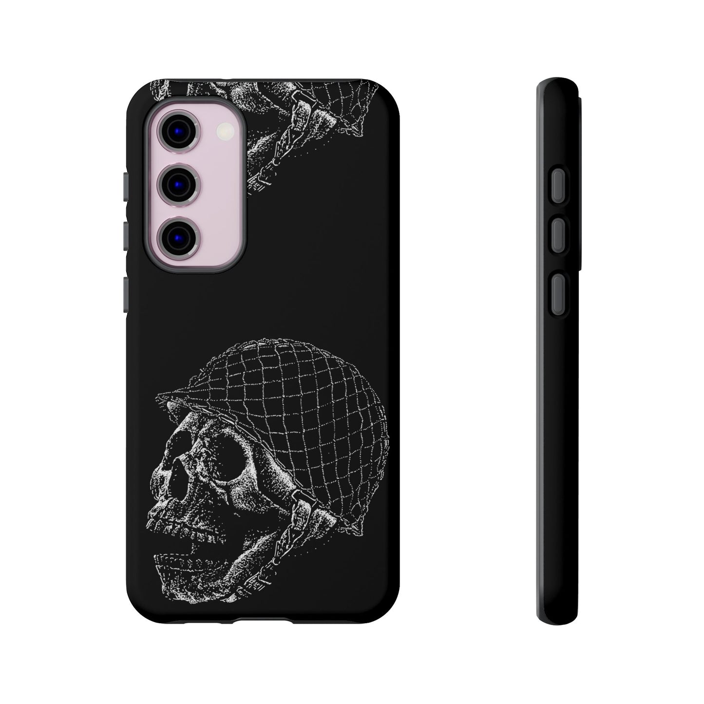 Skull Soldier Phone Case — Military Helmet Skull Tough Case