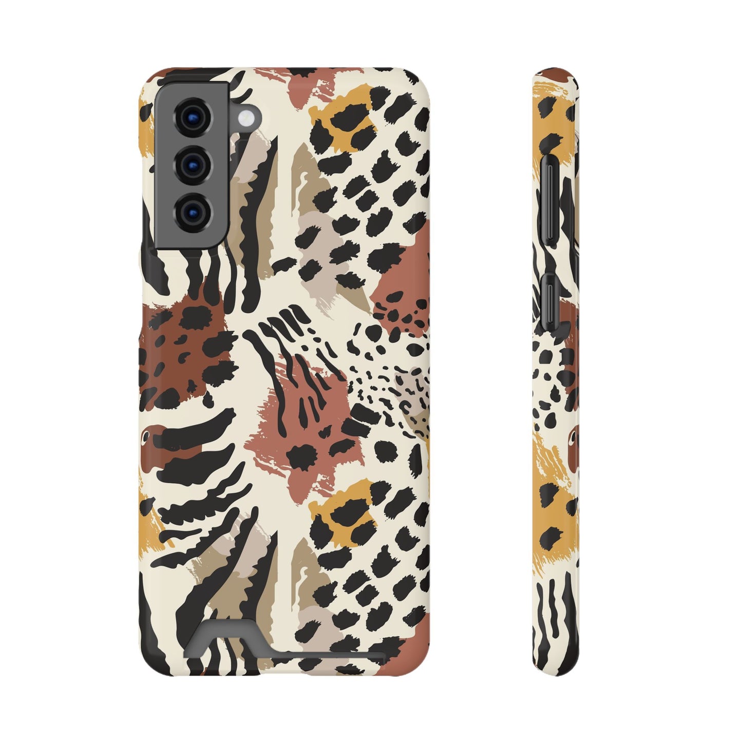 Savage Golden Leopard MagSafe Case With Card Holder