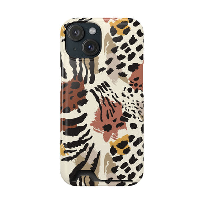 Savage Golden Leopard MagSafe Case With Card Holder