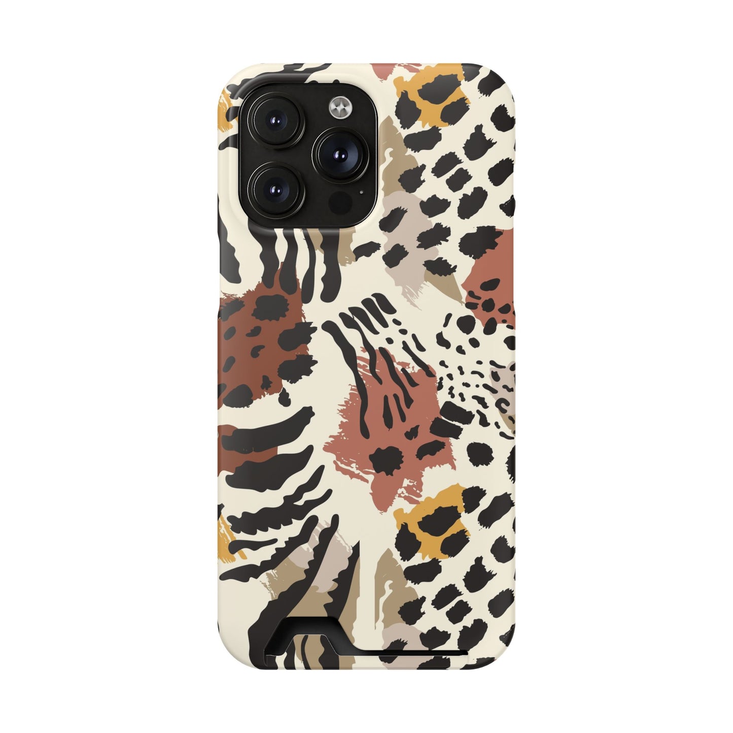 Savage Golden Leopard MagSafe Case With Card Holder