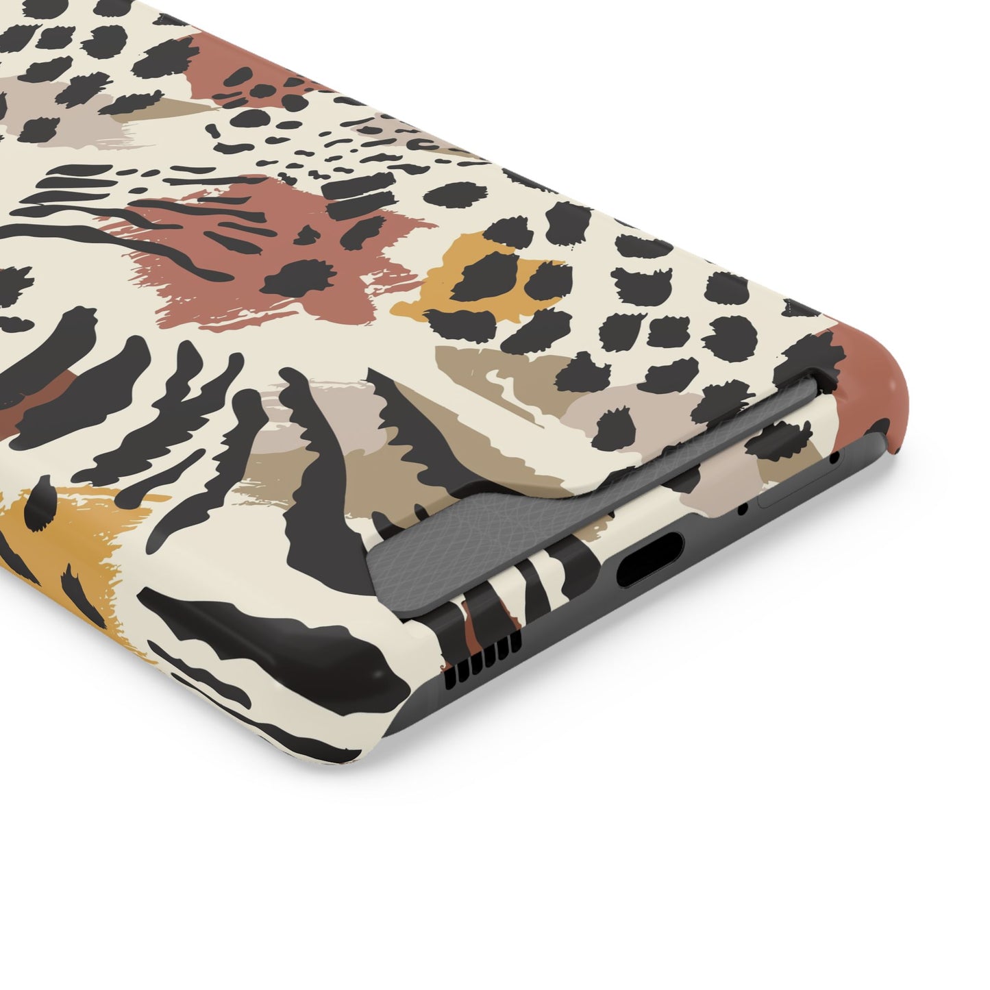 Savage Golden Leopard MagSafe Case With Card Holder