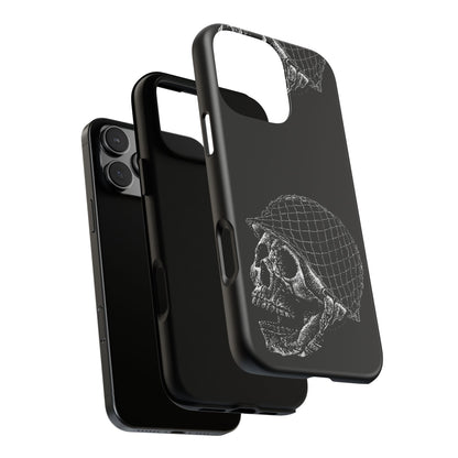 Skull Soldier Phone Case — Military Helmet Skull Tough Case