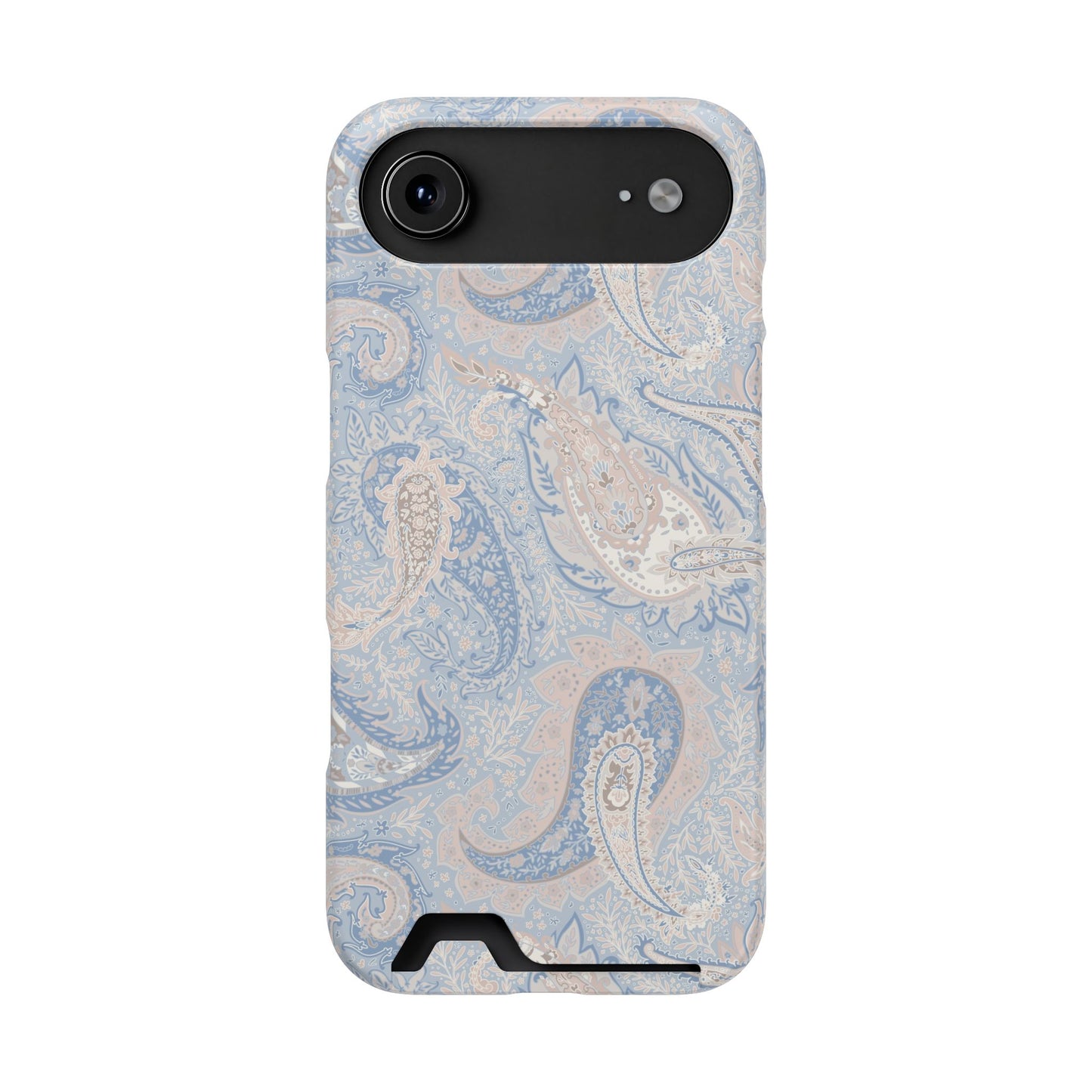 Premium Paisley MagSafe Cardholder Case — Slim Protective Wallet Cover