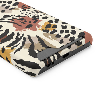 Savage Golden Leopard MagSafe Case With Card Holder