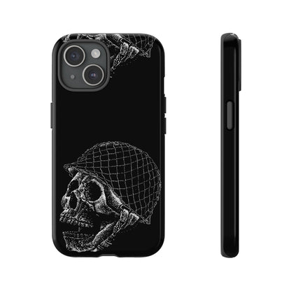 Skull Soldier Phone Case — Military Helmet Skull Tough Case