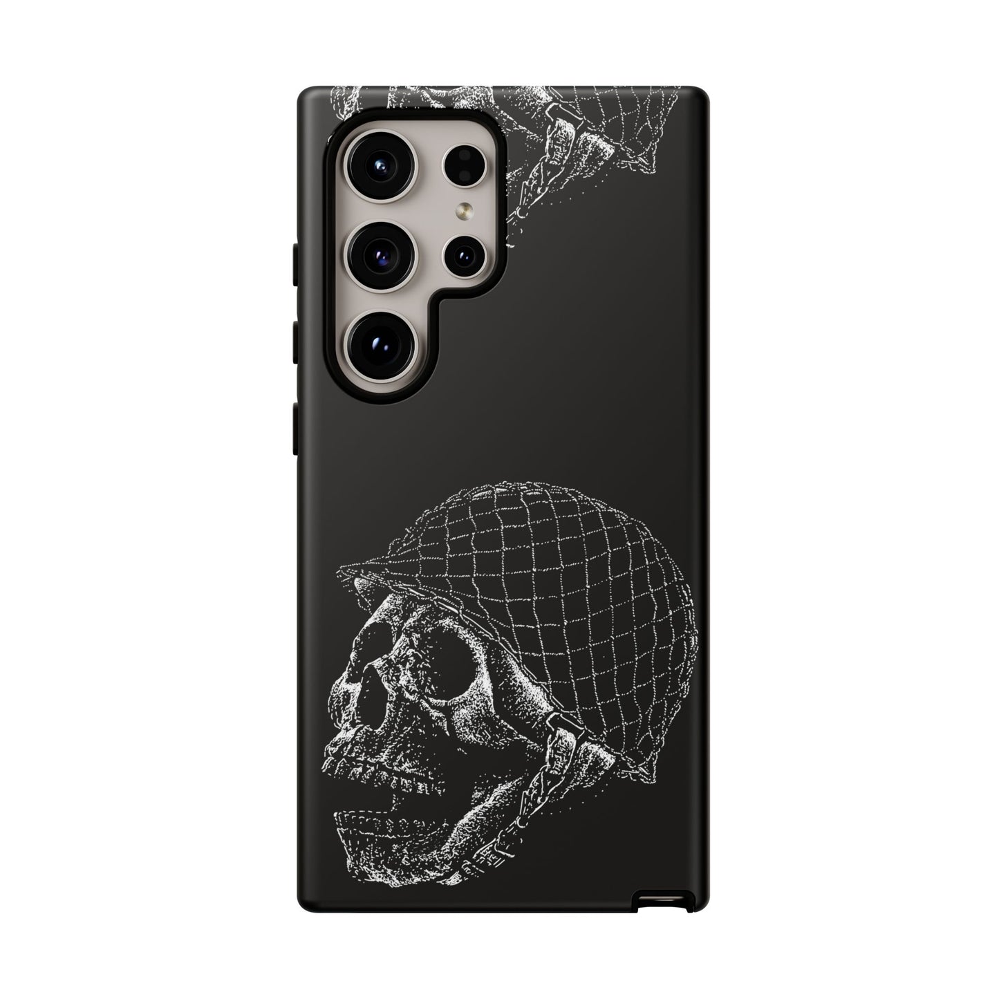 Skull Soldier Phone Case — Military Helmet Skull Tough Case