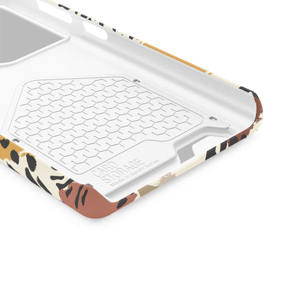 Savage Golden Leopard MagSafe Case With Card Holder