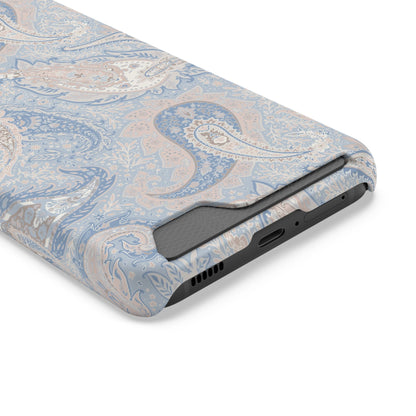 Premium Paisley MagSafe Cardholder Case — Slim Protective Wallet Cover