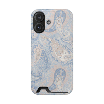 Premium Paisley MagSafe Cardholder Case — Slim Protective Wallet Cover