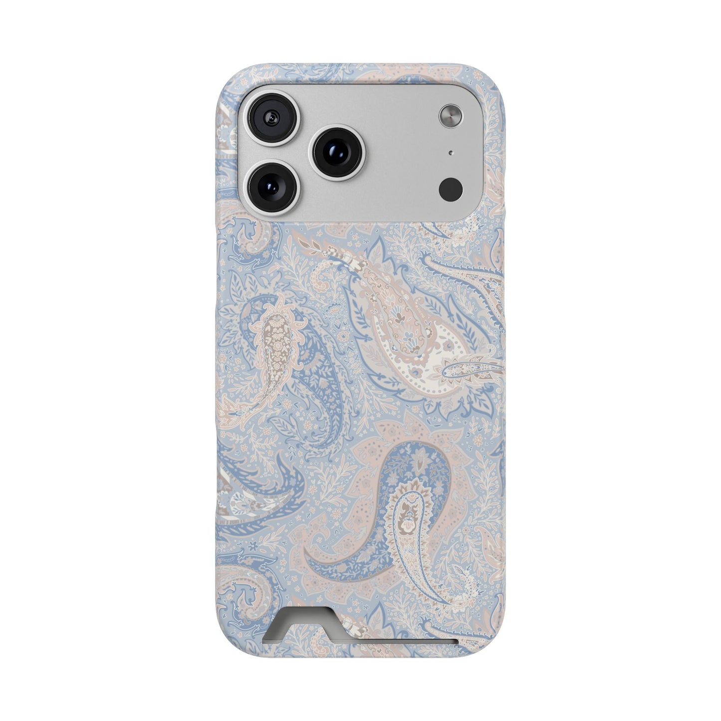 Premium Paisley MagSafe Cardholder Case — Slim Protective Wallet Cover