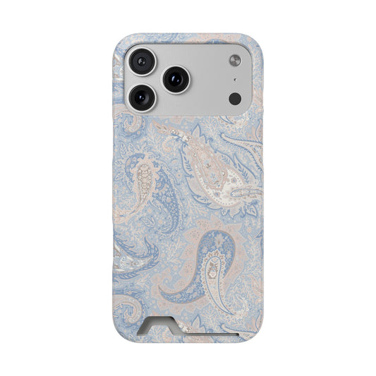 Premium Paisley MagSafe Cardholder Case — Slim Protective Wallet Cover