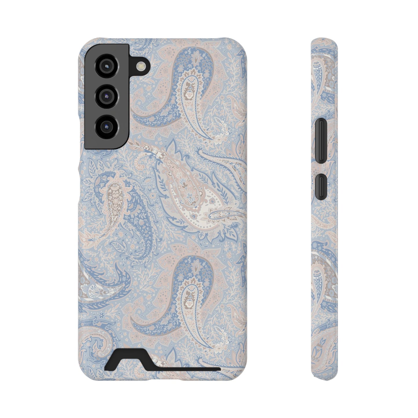 Premium Paisley MagSafe Cardholder Case — Slim Protective Wallet Cover