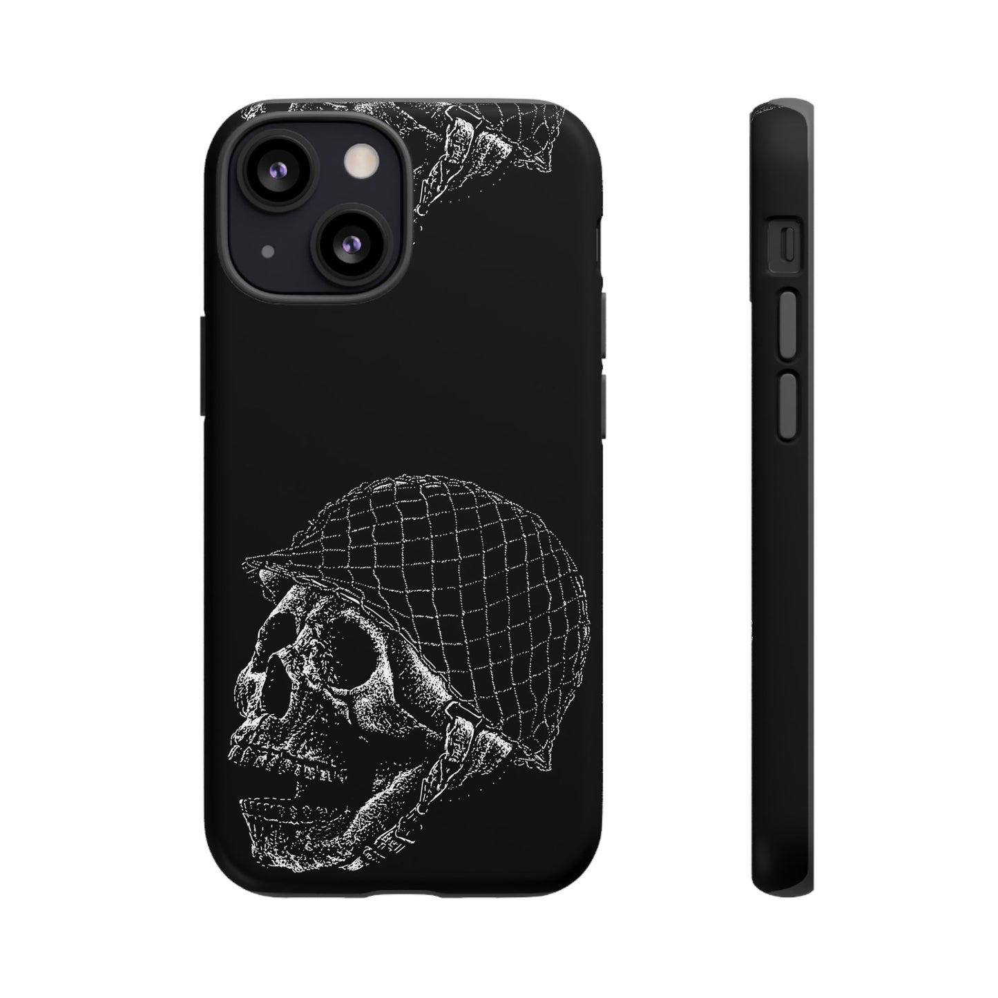 Skull Soldier Phone Case — Military Helmet Skull Tough Case