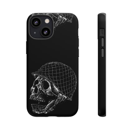 Skull Soldier Phone Case — Military Helmet Skull Tough Case