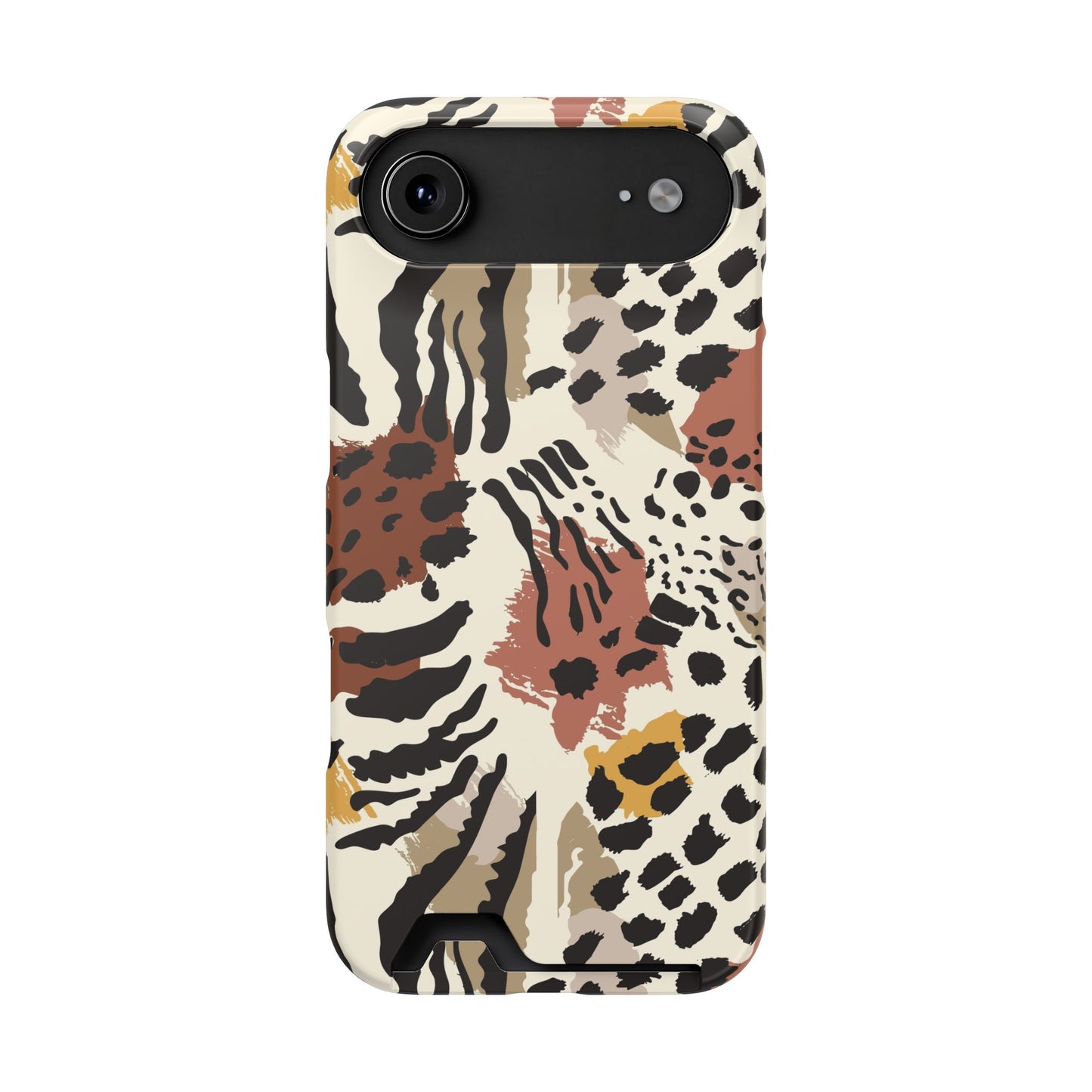 Savage Golden Leopard MagSafe Case With Card Holder