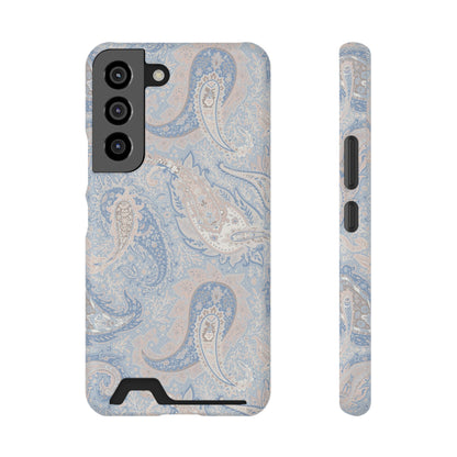 Premium Paisley MagSafe Cardholder Case — Slim Protective Wallet Cover