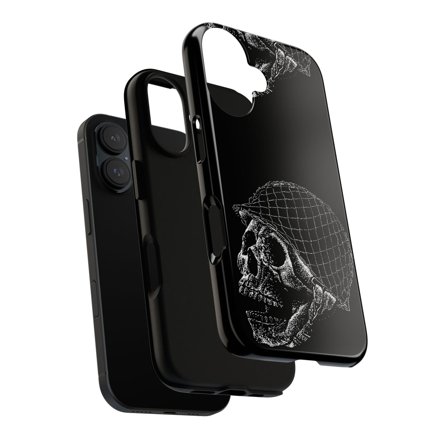 Skull Soldier Phone Case — Military Helmet Skull Tough Case