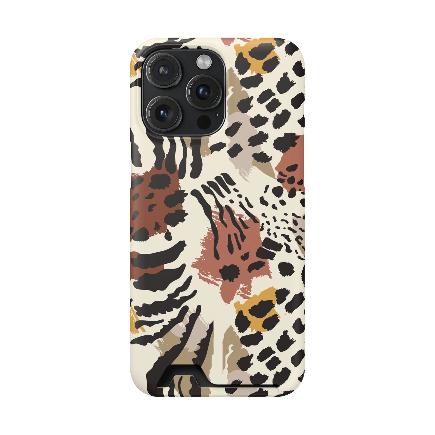 Savage Golden Leopard MagSafe Case With Card Holder