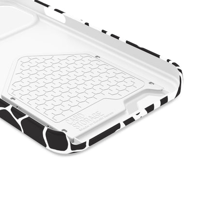 Animal Print Phone Case — Zebra & Giraffe Edition with Card Holder — Slim, Stylish, MagSafe