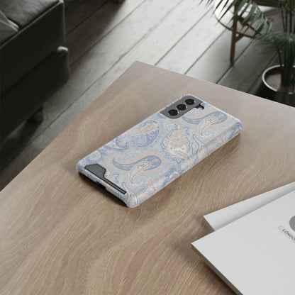 Premium Paisley MagSafe Cardholder Case — Slim Protective Wallet Cover