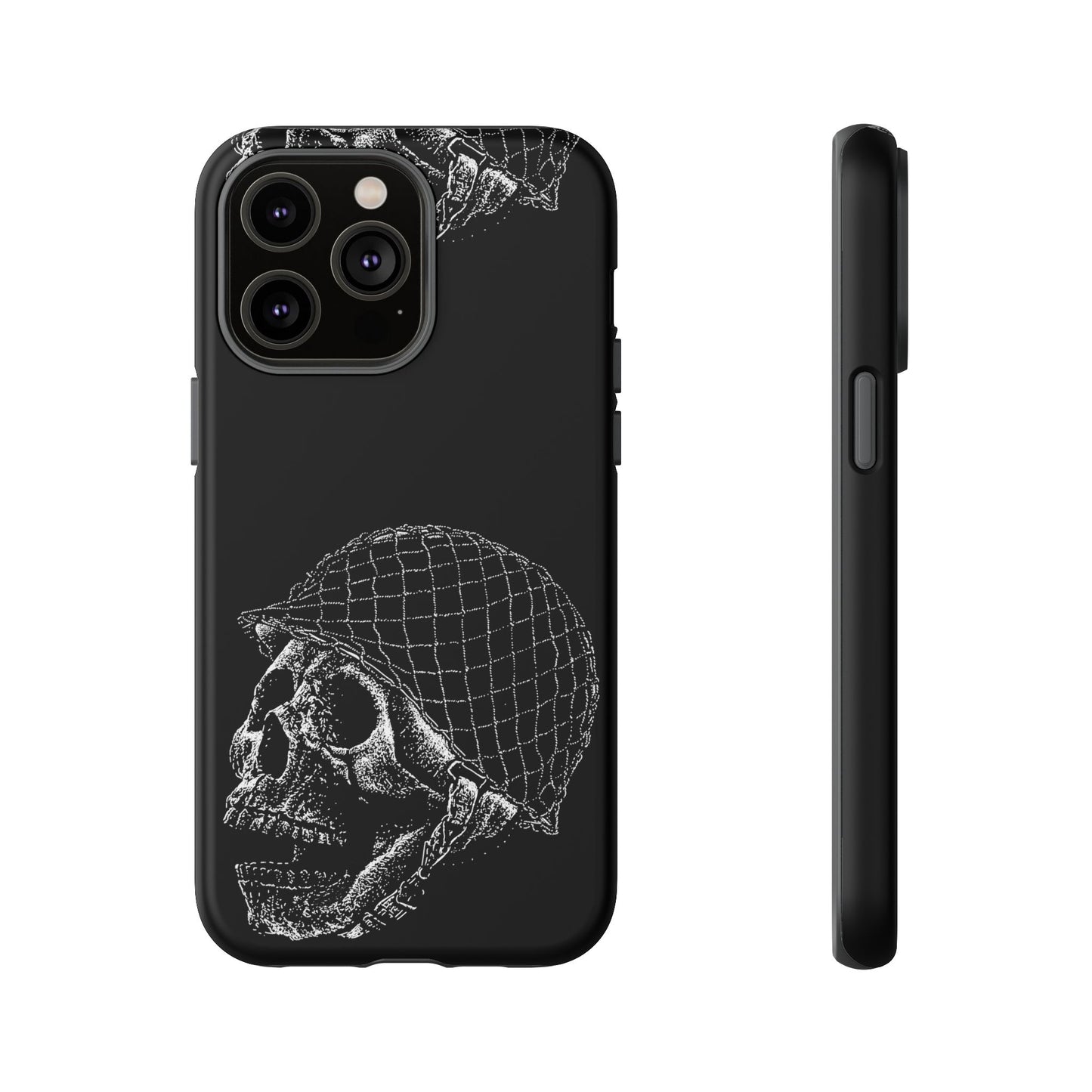 Skull Soldier Phone Case — Military Helmet Skull Tough Case