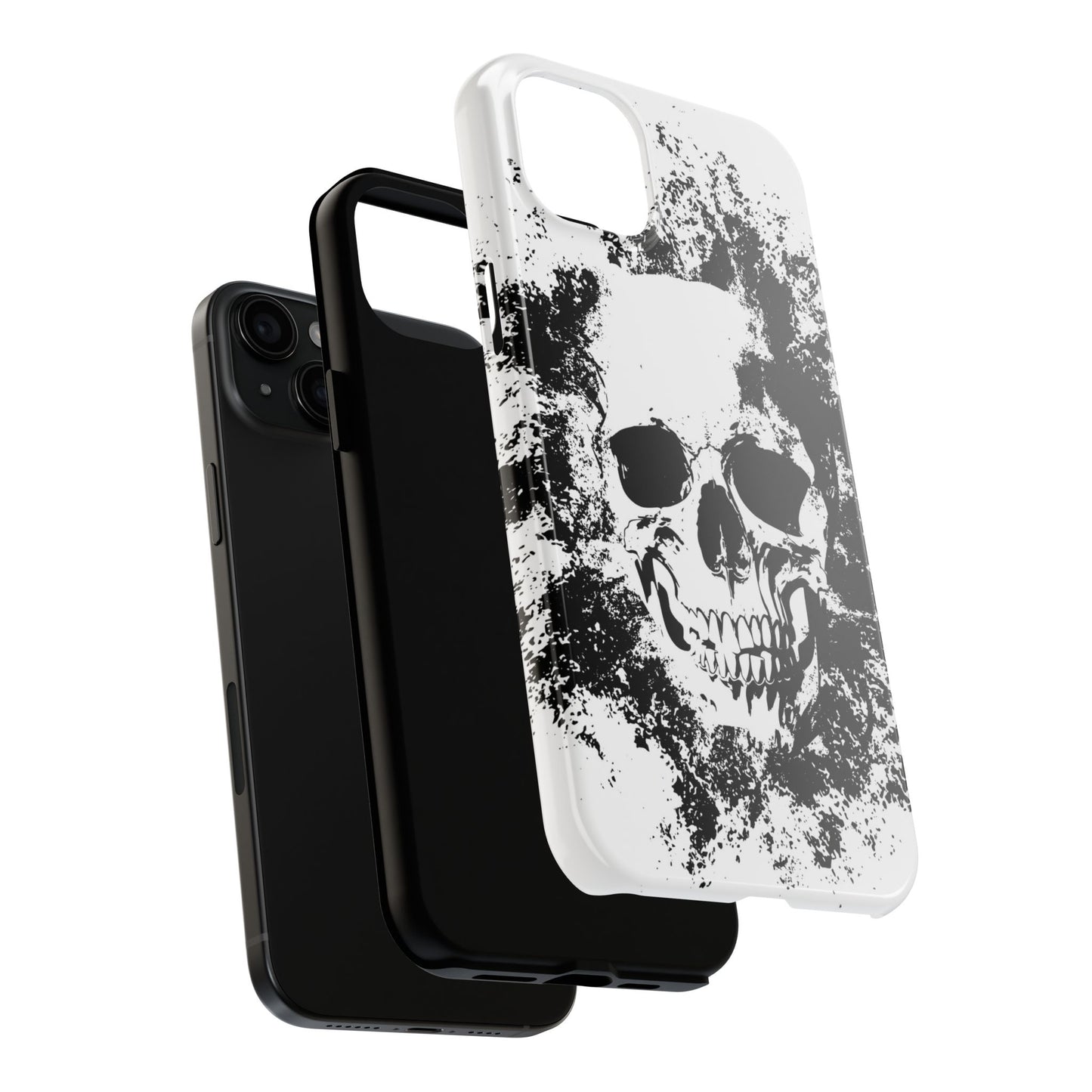 Ink Skull IPhone Case — MagSafe Compatible Protective Cover